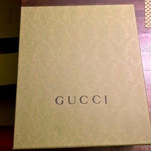 Empty Gucci shoe box
